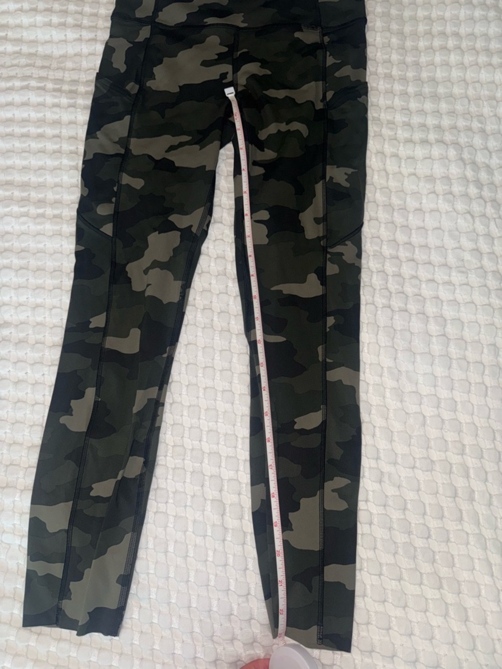 lululemon athletica Green & Black Camo High-Rise Leggings - Picture 3 of 7
